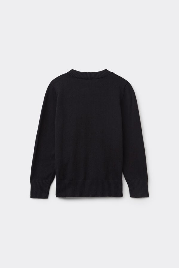 Tezenis Jersey Manga Larga Cuello Redondo Algodón Calado Niña Descuento por venta flash