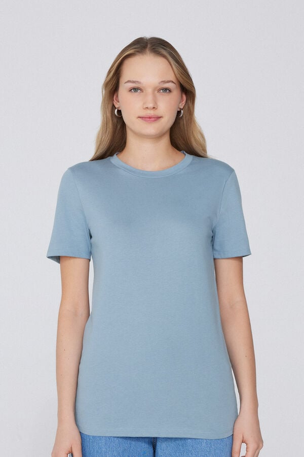 Tezenis Camiseta Basic Cuello Redondo de Algodón Rebajas
