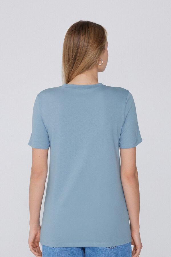 Tezenis Camiseta Basic Cuello Redondo de Algodón Rebajas