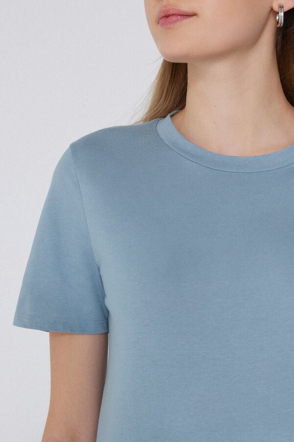 Tezenis Camiseta Basic Cuello Redondo de Algodón Rebajas