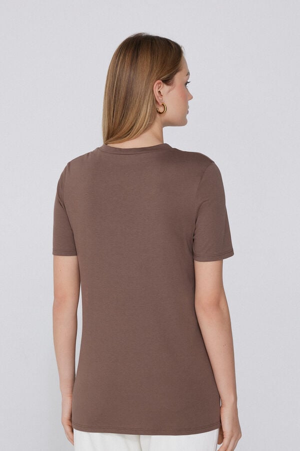 Tezenis Camiseta Basic Cuello Redondo de Algodón Ofertas