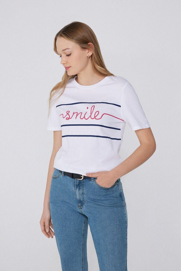 Tezenis Camiseta Algodón con Estampado En oferta