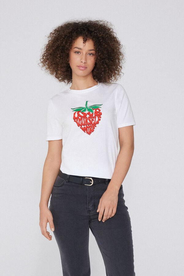 Tezenis Camiseta Algodón con Estampado Ventas relámpago