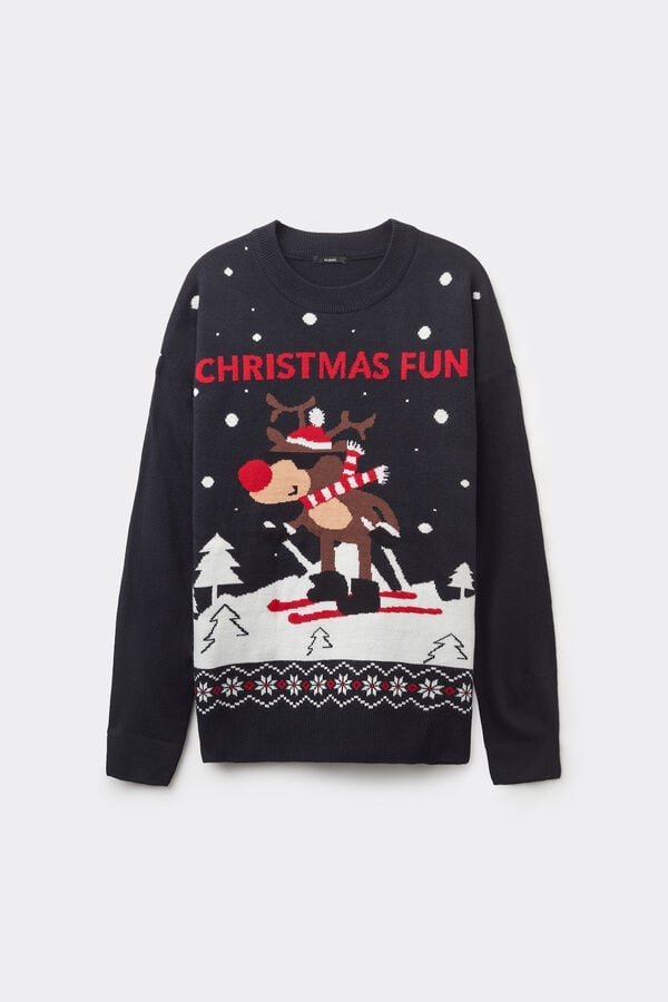 Tezenis Jersey de Manga Larga de Navidad Unisex Rebajas top
