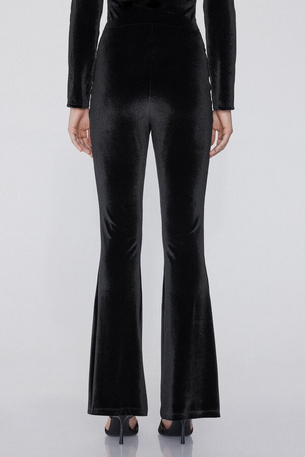 Tezenis Pantalones Largos Flare Terciopelo Oferta especial