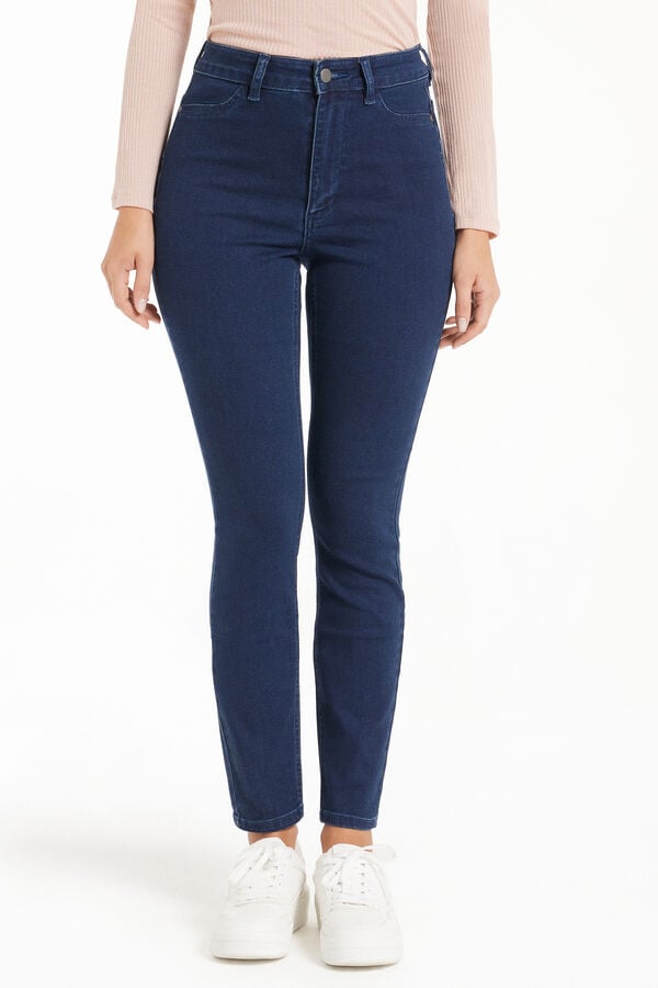 Tezenis Jeggings de Talle Alto con Efecto Push-Up