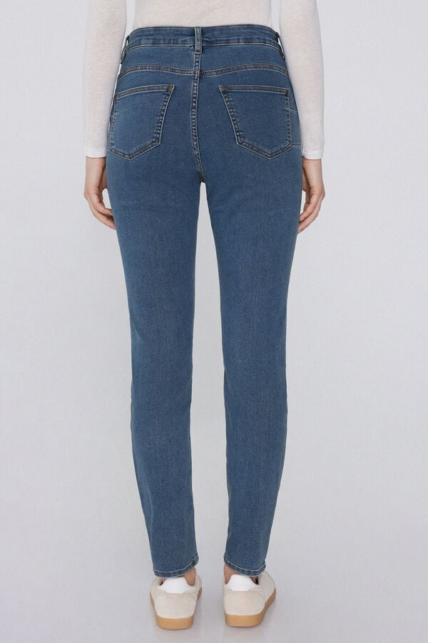 Tezenis Jeggings de Talle Alto con Efecto Push-Up Ahorra y exporta