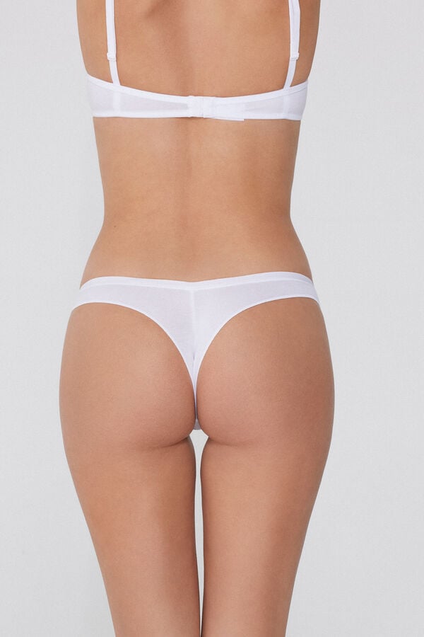 Tezenis Brasileña en Algodón Orgánico Color Sólido Descuento por venta flash