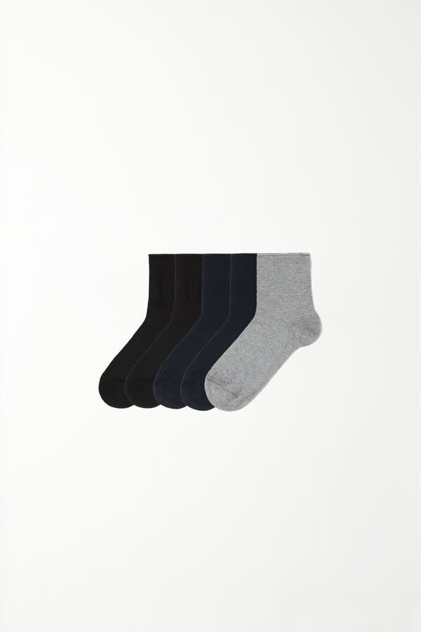 Tezenis 5 Pares de Calcetines Cortos de Algodón Sin Borde Ofertas especiales