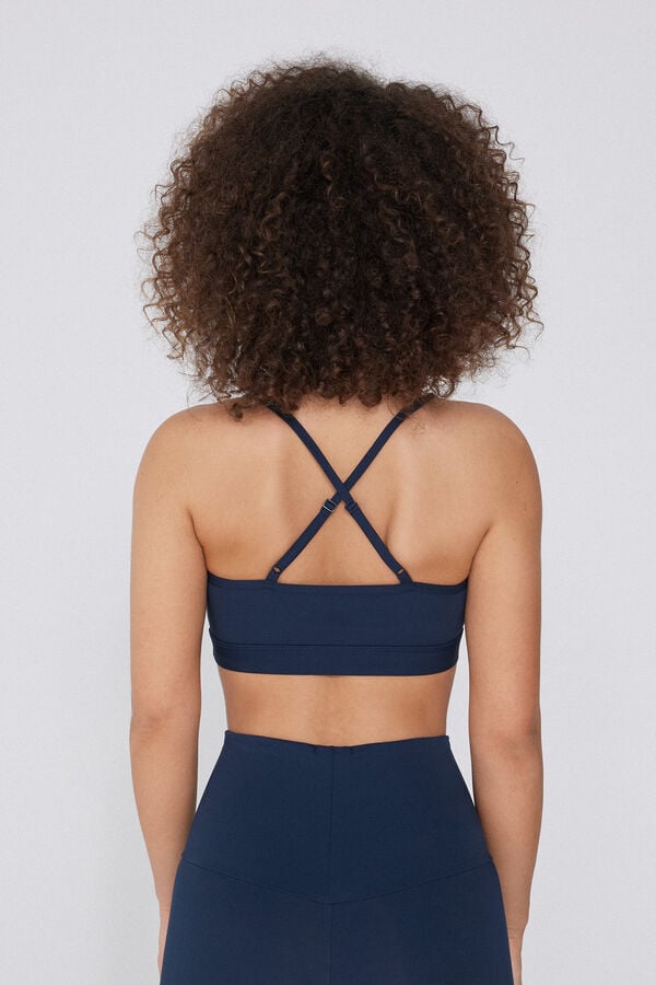 Tezenis Top Deportivo Corto con Relleno y Tirantes Finos Venta caliente