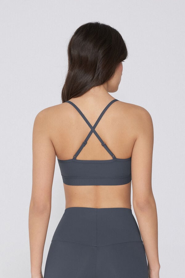 Tezenis Top Deportivo Corto con Relleno y Tirantes Finos Rebajas baratas