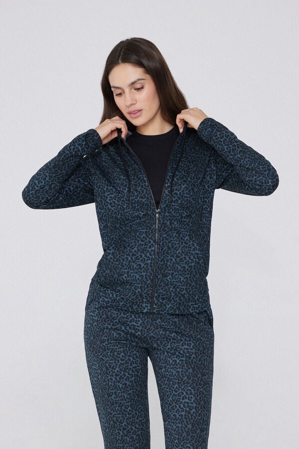 Tezenis Sudadera Capucha con Cremallera y Cordón Rebajas de fábrica