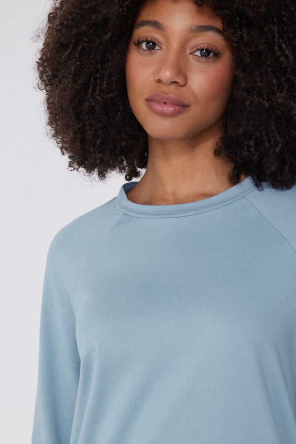 Tezenis Camiseta de Manga Larga con Cuello Redondo y Puños Rebajas online