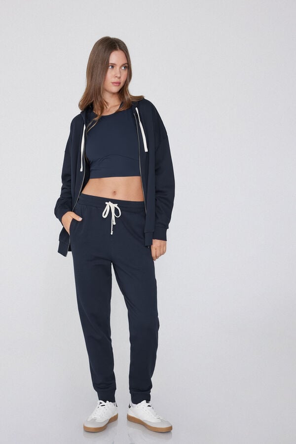 Tezenis Pantalón Felpa Gruesa con Cordón y Bolsillos ÚLTIMAS EDICIONES