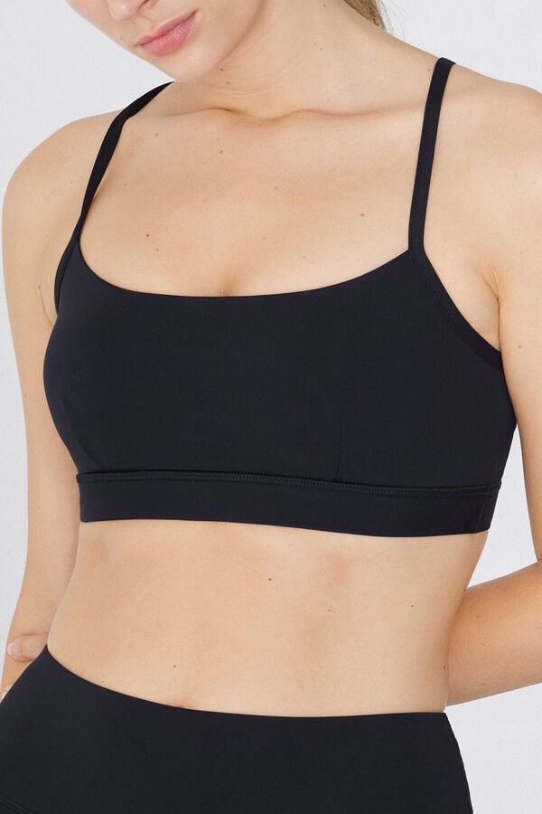 Tezenis Top Deportivo Corto con Relleno y Tirantes Finos Último día