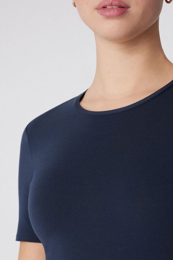 Tezenis Camiseta Algodón Elástico Cuello Redondo Grandes descuentos