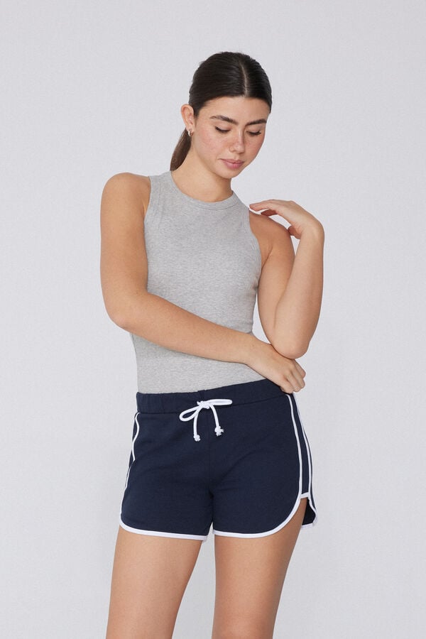 Tezenis Shorts de Felpa con Ribetes Limitado a 3 días