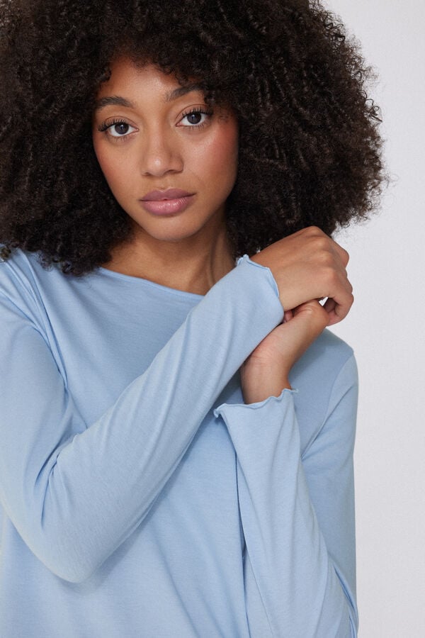 Tezenis Camiseta Algodón Manga Larga Punto de Muñeca Rebajas online