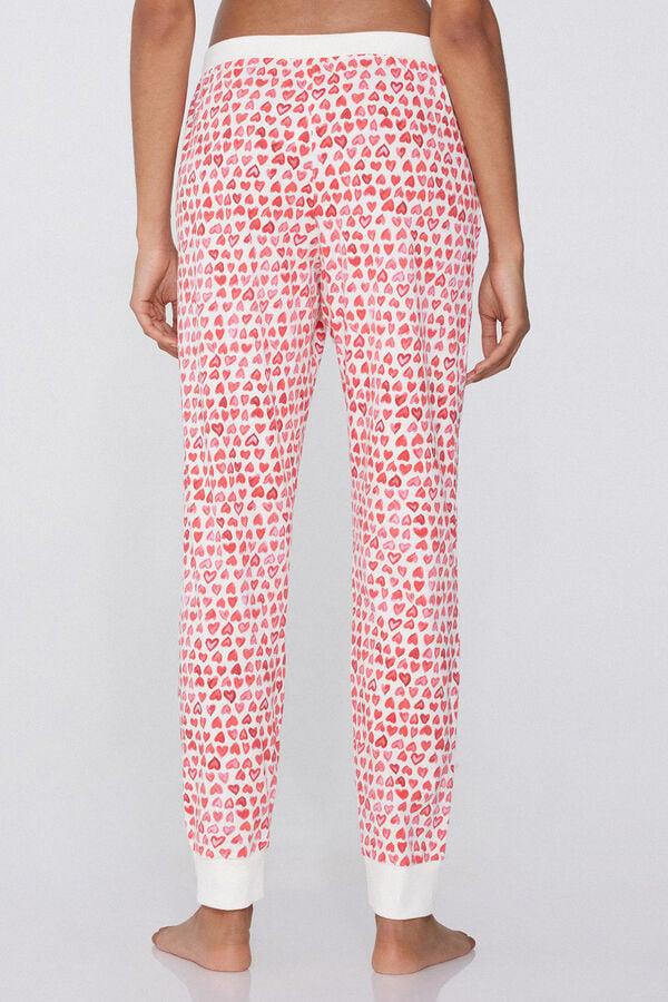 Tezenis Pantalón Largo de Algodón Estampado con Cordón Rebajas top