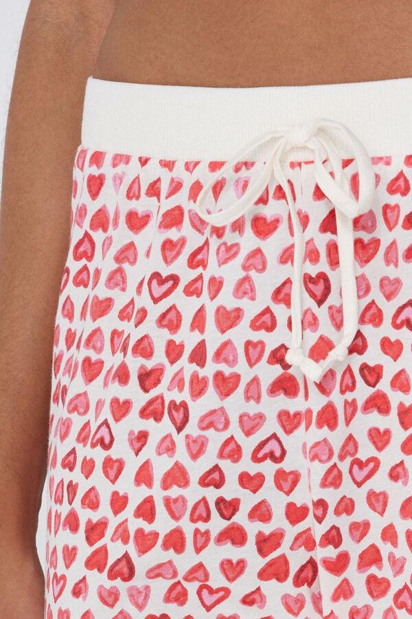 Tezenis Pantalón Largo de Algodón Estampado con Cordón Rebajas top