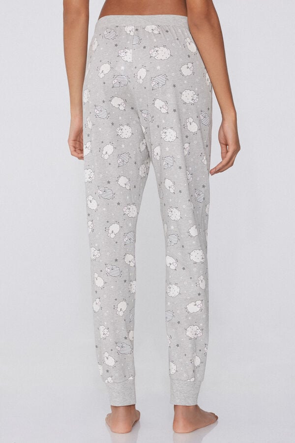 Tezenis Pantalón Largo de Algodón Estampado con Cordón Envío gratis