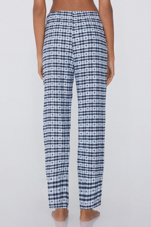 Tezenis Pantalones Largos de Franela con Estampado En oferta