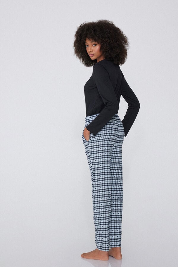 Tezenis Pantalones Largos de Franela con Estampado En oferta