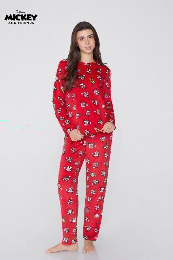 Tezenis Pijama Largo Micropolar Disney Mickey Mouse Rebajas baratas