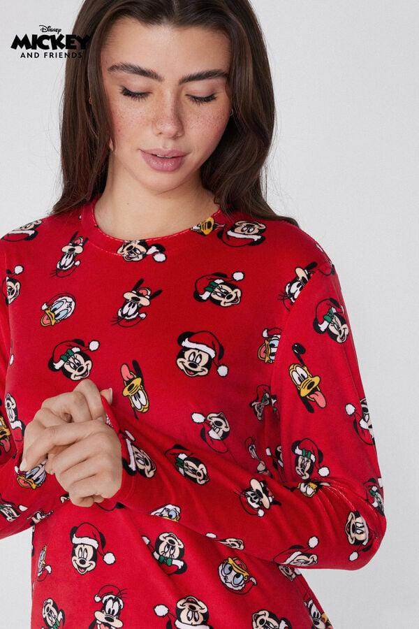 Tezenis Pijama Largo Micropolar Disney Mickey Mouse Rebajas baratas