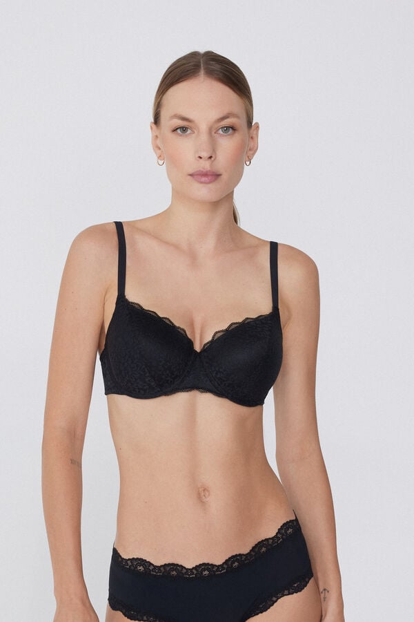 Tezenis Sujetador Balconette de Encaje Reciclado Prague Full Cover