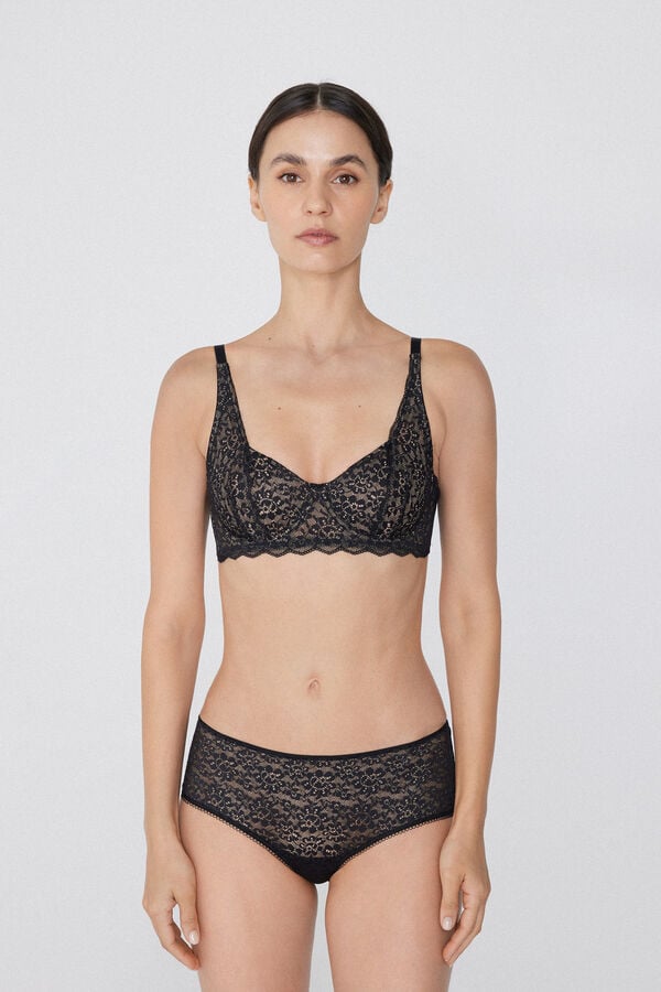 Tezenis Sujetador balconette sin relleno de encaje reciclado Paris Ofertas