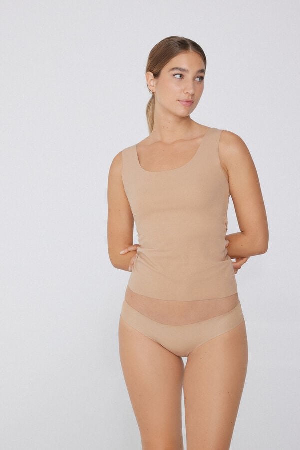 Tezenis Camiseta Tirantes Sin Costuras Algodón Orgánico En oferta