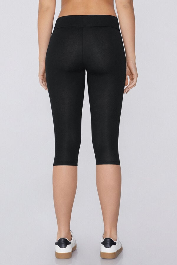 Tezenis Leggings Capri de Algodón Orgánico Precio ultrabajo