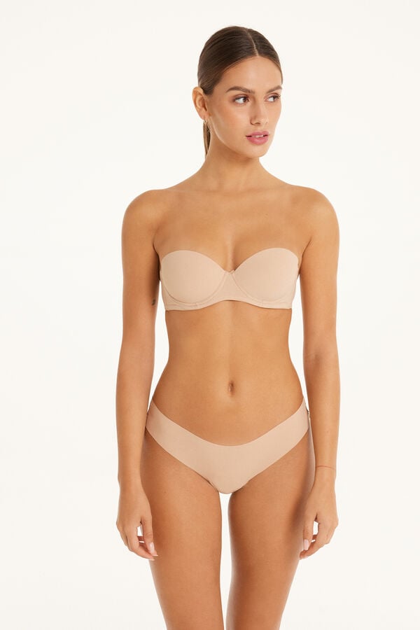 Tezenis Sujetador Bandeau Superrelleno Madrid de Microfibra Reciclada 2025