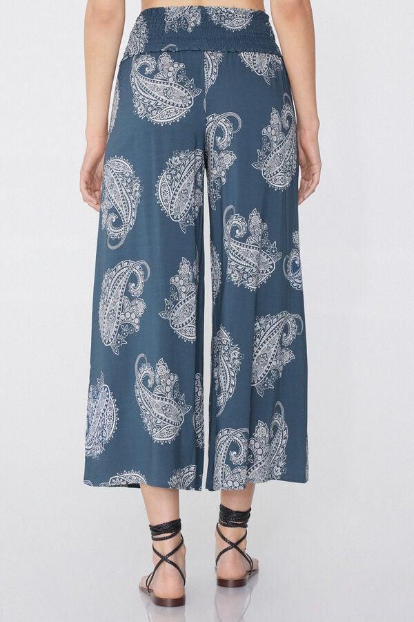 Tezenis Pantalones Estilo Japonés de Tela Punto Nido de Abeja Envío gratis