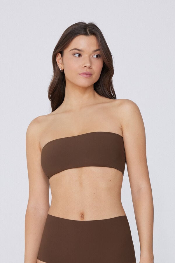 Tezenis Sujetador Bandeau Sidney de Microfibra Reciclada Último día