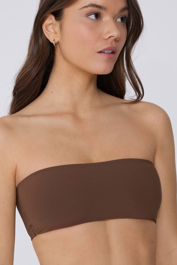 Tezenis Sujetador Bandeau Sidney de Microfibra Reciclada Último día