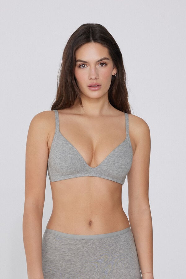 Tezenis Sujetador Triángulo Relleno Ligero Algodón Orgánico London Promoción por tiempo limitado
