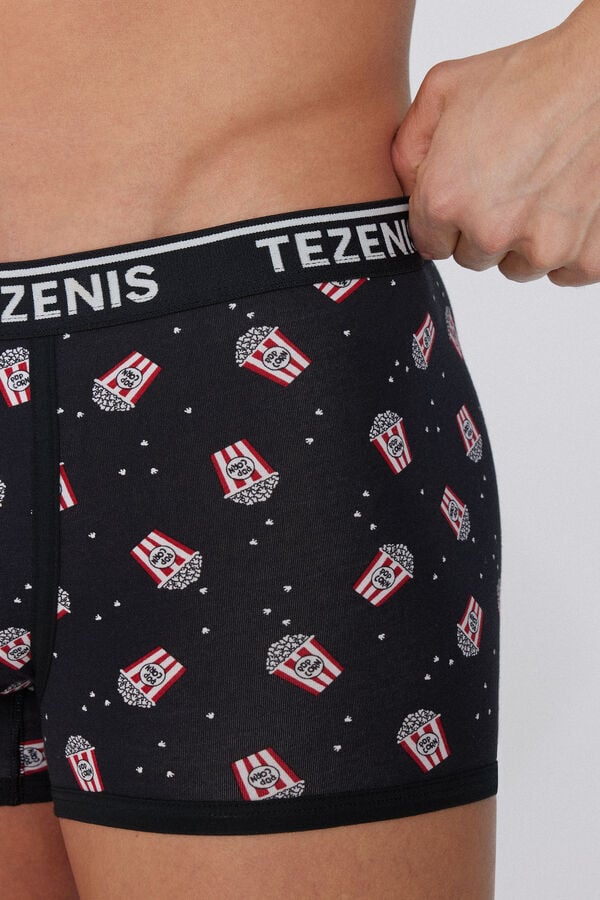 Tezenis Bóxer de Algodón Estampado con Bordes en Contraste con Logo Descuento por venta flash