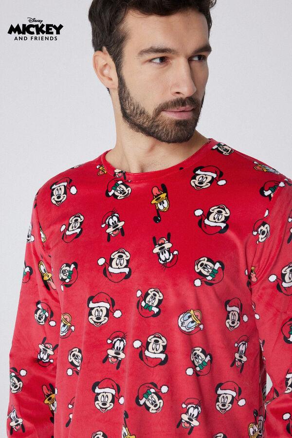 Tezenis Pijama Largo Micropolar Disney Mickey Mouse 2025