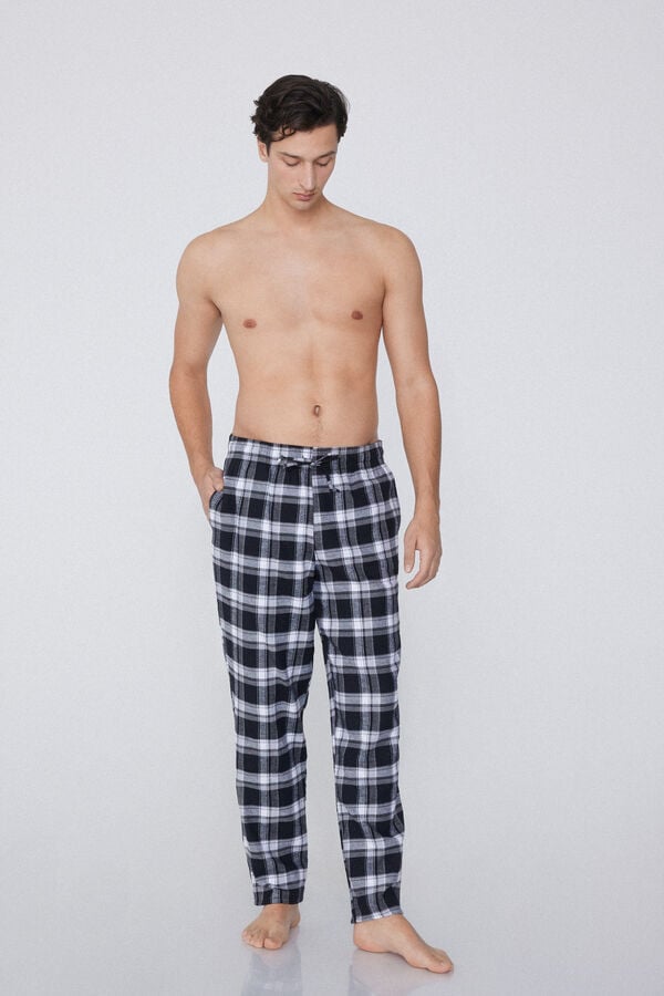 Tezenis Pantalón Largo de Franela Outlet online