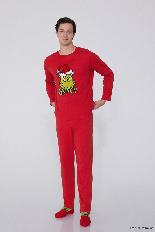 Tezenis Pijama Largo Algodón Grueso Grinch Rebajas