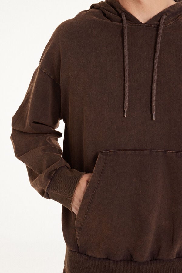Tezenis Sudadera de Manga Larga con Capucha y Efecto Desgastado Liquidación