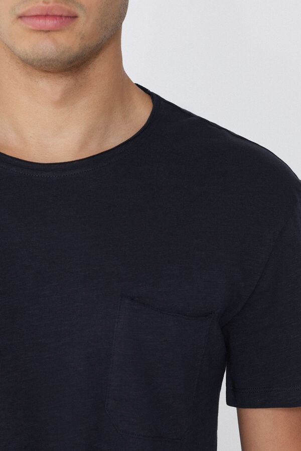 Tezenis Camiseta de Algodón con Bolsillo Rebajas online