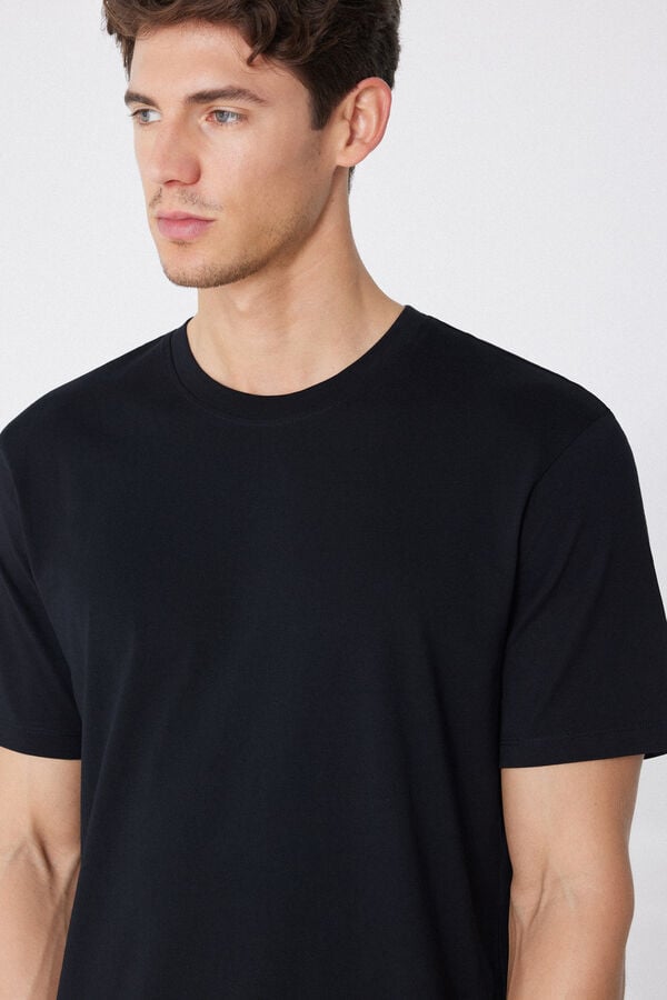 Tezenis Camiseta básica 100% algodón para hombre Promoción por tiempo limitado