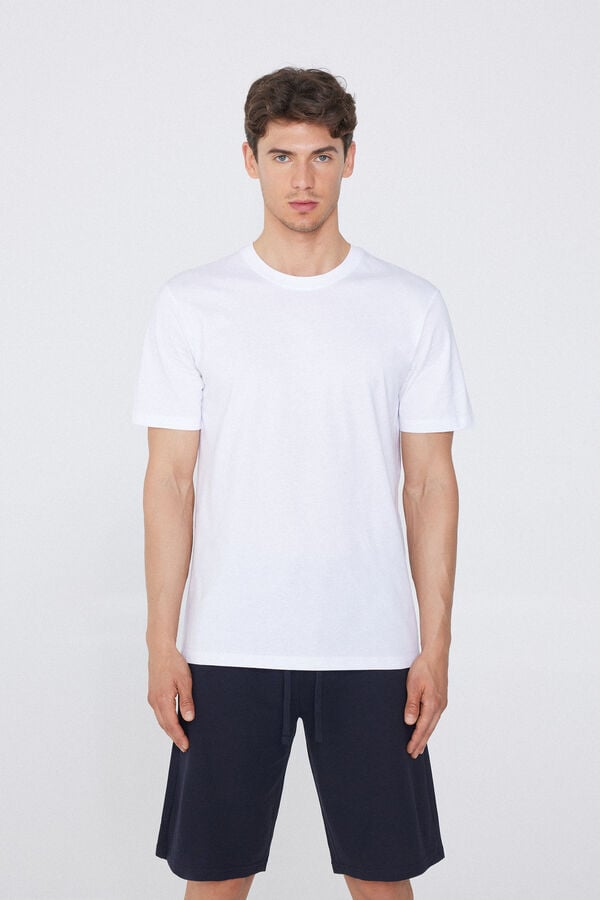Tezenis Camiseta básica 100% algodón para hombre