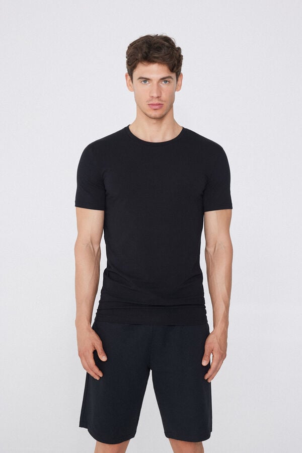 Tezenis Camiseta de Algodón Elástico Envío internacional gratuito