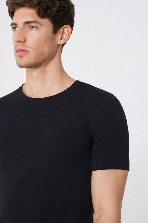 Tezenis Camiseta de Algodón Elástico Envío internacional gratuito