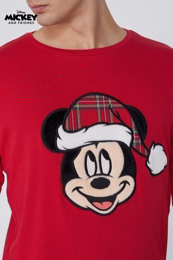 Tezenis Pijama Largo Algodón Grueso Disney Mickey Descuentos del mes