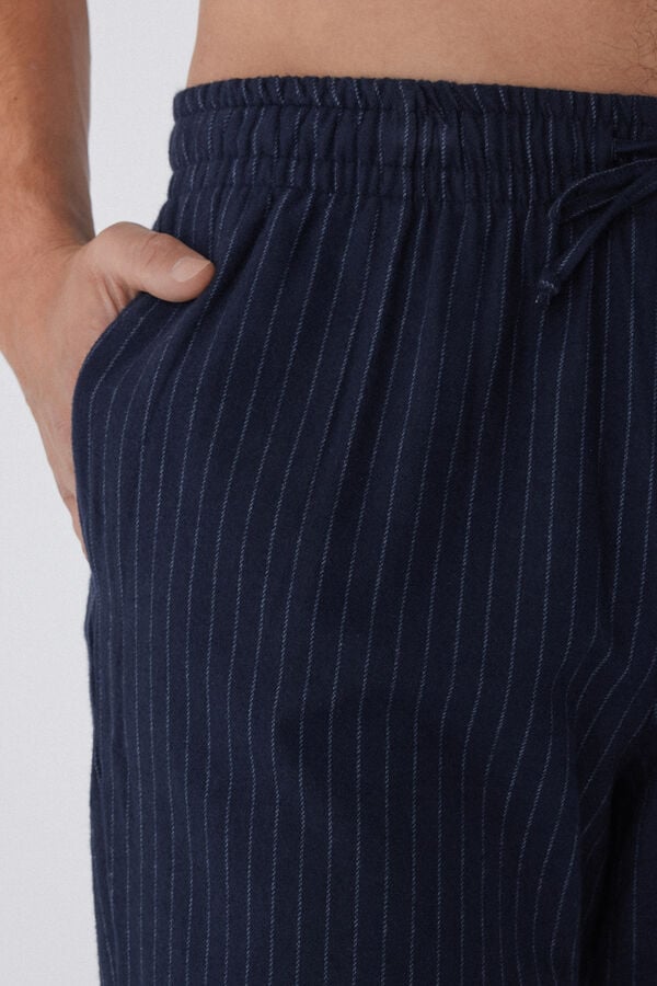 Tezenis Pantalón Largo de Franela Precio ultrabajo